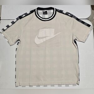 Nike Sportswear NSW Mesh/Plaid T-Shirt